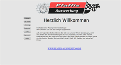 Desktop Screenshot of pfaffis-auswertung.de